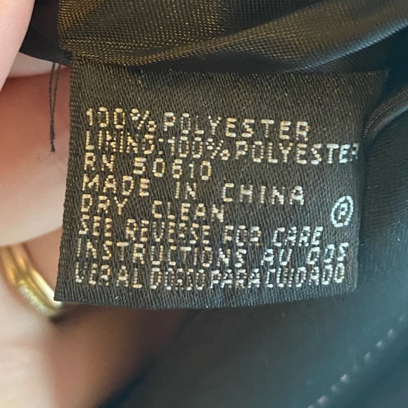 Anne Klein Black Blazer Size 6 Women’s Office Business Formal Jacket Button - Picture 4 of 5